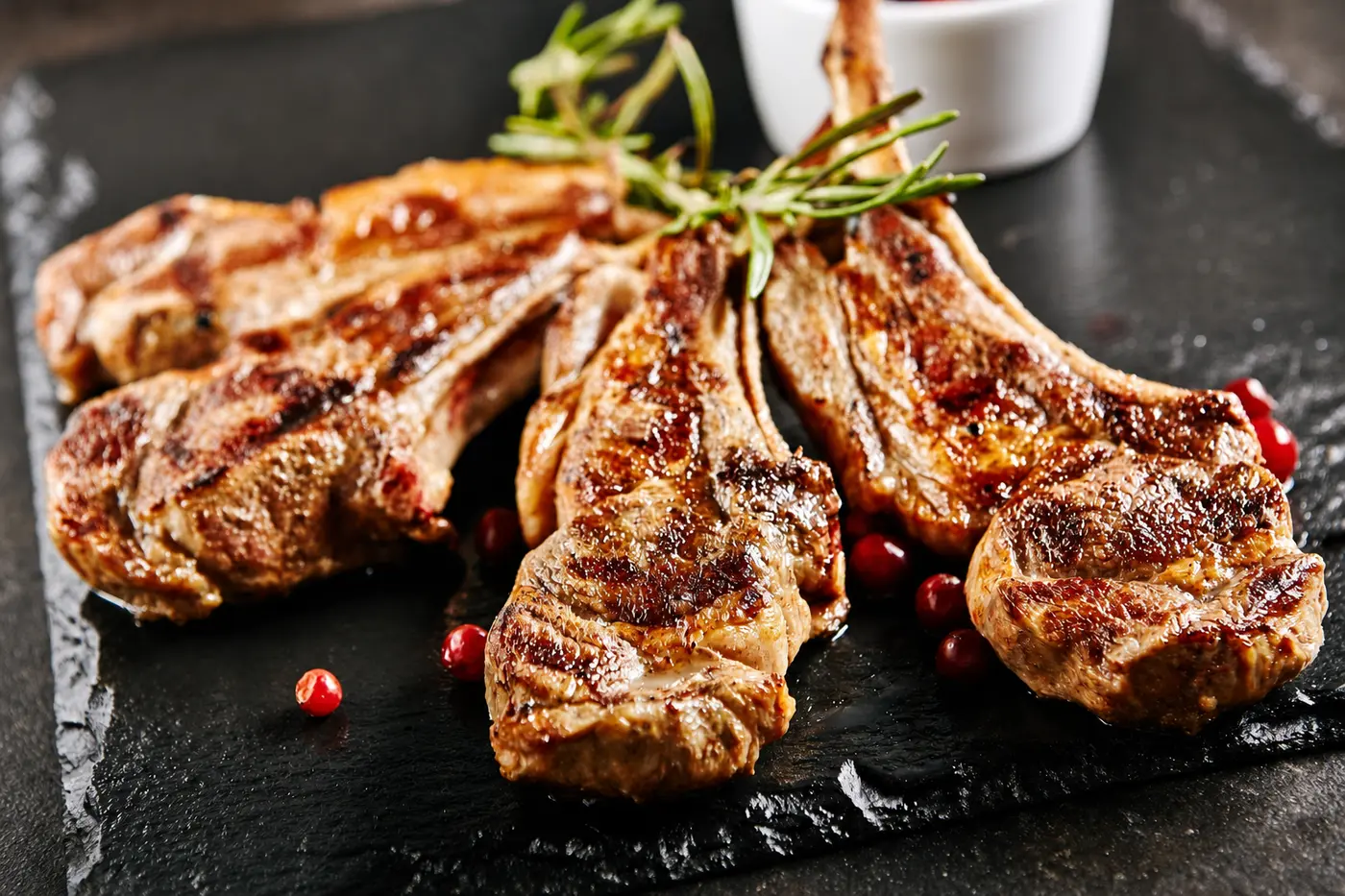 Chuletas de cordero a la brasa